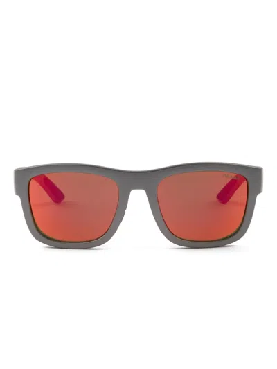 Prada Square-frame Sunglasses In Gray