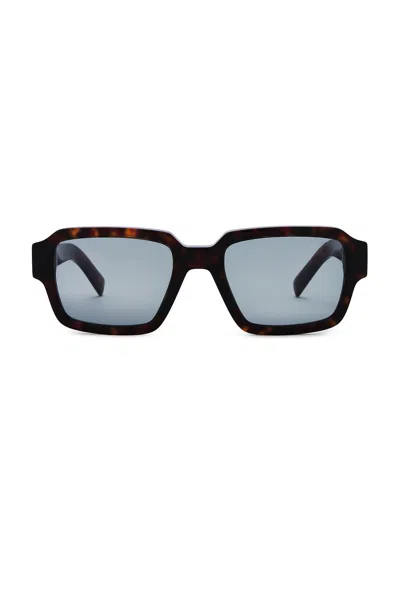 Prada Square Frame Sunglasses In Root Tortoise