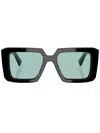 Prada Square-frame Sunglasses In Schwarz