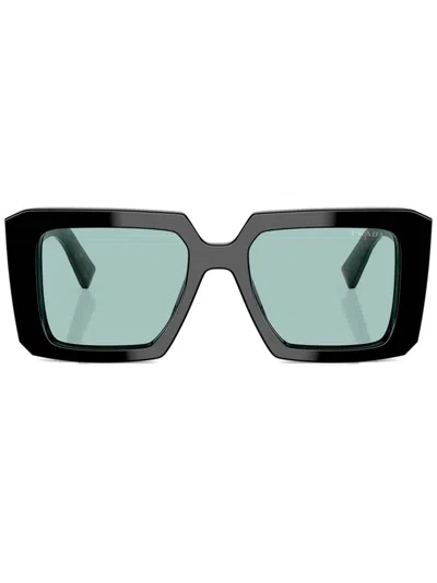 Prada Square-frame Sunglasses In Schwarz
