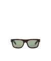 Prada Square-frame Sunglasses In Stone Nanmu Hawksbill Color
