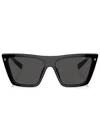 Prada Square-frame Tinted Sunglasses In Black