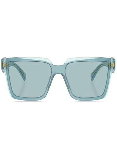 Prada Oversized Square-frame Sunglasses In Blue