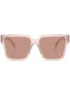 Prada Woman Sunglass Pr 24zsf In Pink