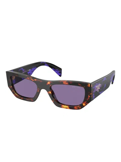 Prada Square-frame Tortoiseshell Sunglasses In Brown