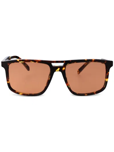 PRADA SQUARE-FRAME TORTOISESHELL SUNGLASSES