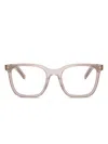 Prada Square-framed Glasses In Pink