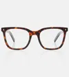 Prada Square Glasses In Brown