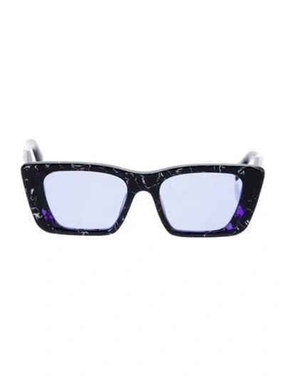 Pre-owned Prada Square Gradient Sunglasses In Black