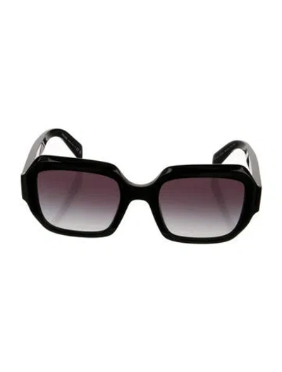 Pre-owned Prada Square Gradient Sunglasses In Black