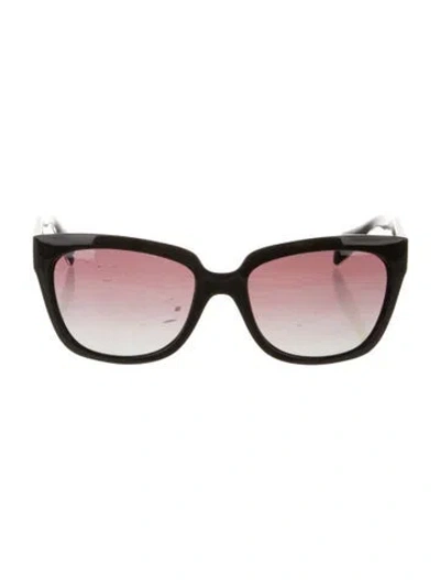 Pre-owned Prada Square Gradient Sunglasses In Black
