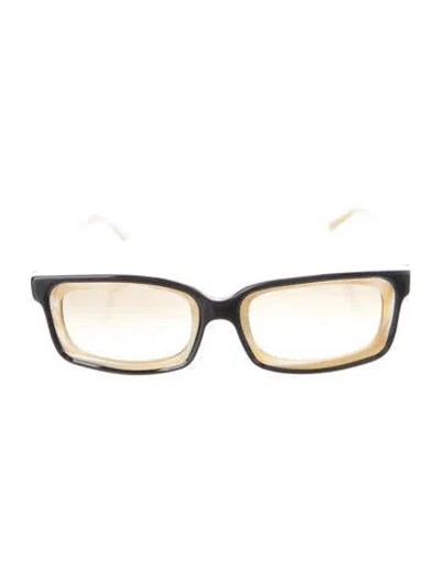 Pre-owned Prada Square Gradient Sunglasses In Black