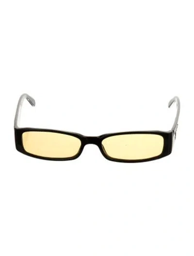 Pre-owned Prada Square Gradient Sunglasses In Black