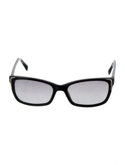 Pre-owned Prada Square Gradient Sunglasses In Black