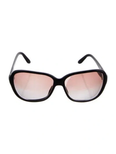 Pre-owned Prada Square Gradient Sunglasses In Black
