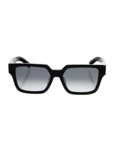 Pre-owned Prada Square Gradient Sunglasses In Black