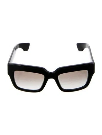 Pre-owned Prada Square Gradient Sunglasses In Black