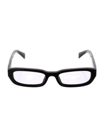 Pre-owned Prada Square Gradient Sunglasses In Black