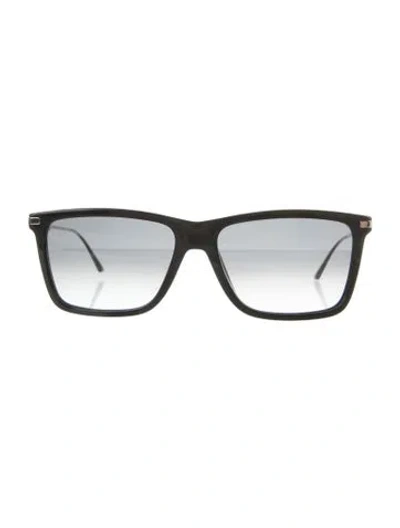 Pre-owned Prada Square Gradient Sunglasses In Black