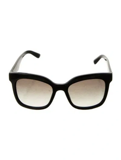 Pre-owned Prada Square Gradient Sunglasses In Black