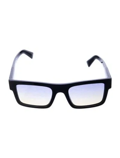 Pre-owned Prada Square Gradient Sunglasses In Black