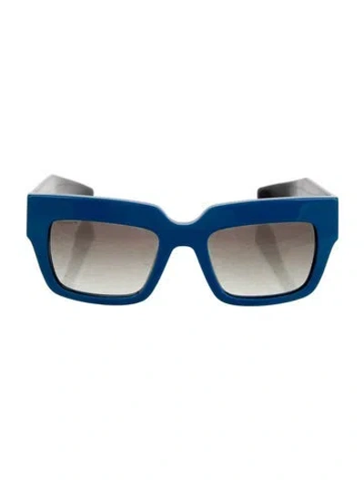 Pre-owned Prada Square Gradient Sunglasses In Multi
