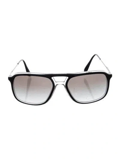 Pre-owned Prada Square Gradient Sunglasses In Multi