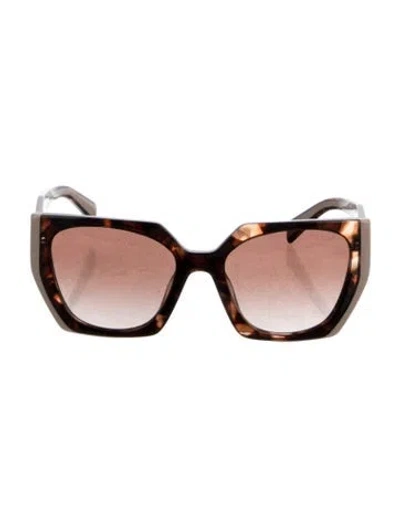 Pre-owned Prada Square Gradient Sunglasses In Neutral