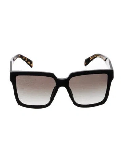 Pre-owned Prada Square Gradient Sunglasses W/ Tags In Black