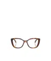 Prada Square Mirror In Brown