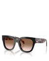 Prada Woman Sunglass Pr C04sf In Black