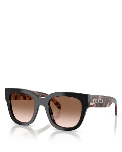 PRADA SQUARE SUNGLASSES, 53MM