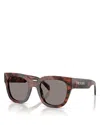 Prada Woman Sunglass Pr C04sf In Brown