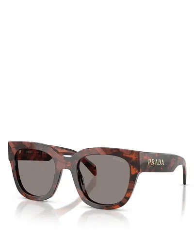 PRADA SQUARE SUNGLASSES, 53MM