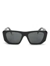 Prada Square Sunglasses In Black
