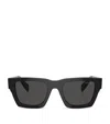 Prada Eyewear Rectangular Frame Sunglasses In Black