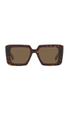 Prada Square Sunglasses In Brown