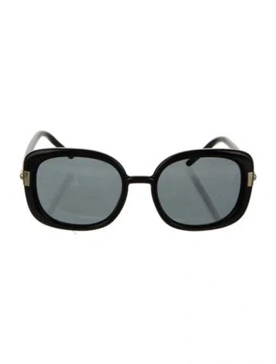 Pre-owned Prada Square Tinted Sunglasses In Black
