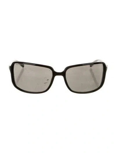 Pre-owned Prada Square Tinted Sunglasses In Black