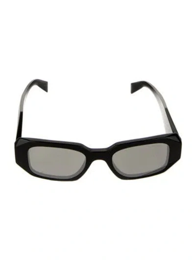 Pre-owned Prada Square Tinted Sunglasses In Black