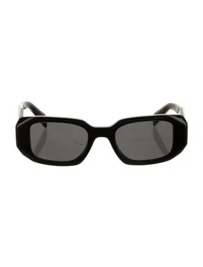 Pre-owned Prada Square Tinted Sunglasses In Black