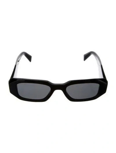 Pre-owned Prada Square Tinted Sunglasses In Black