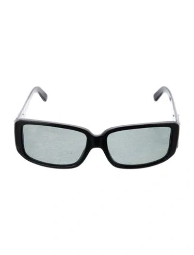 Pre-owned Prada Square Tinted Sunglasses In Black