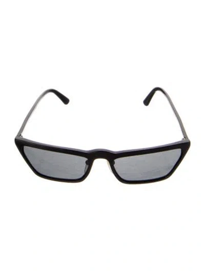 Pre-owned Prada Square Tinted Sunglasses In Black