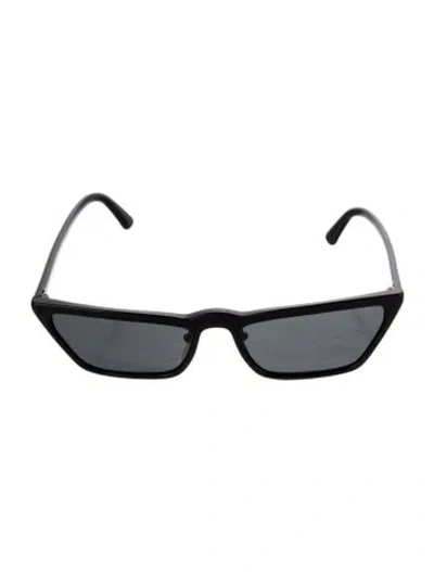 Pre-owned Prada Square Tinted Sunglasses In Black