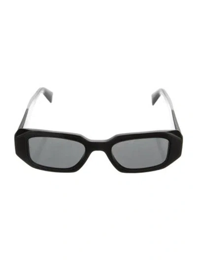 Pre-owned Prada Square Tinted Sunglasses In Black