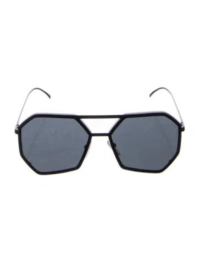 Pre-owned Prada Square Tinted Sunglasses In Black
