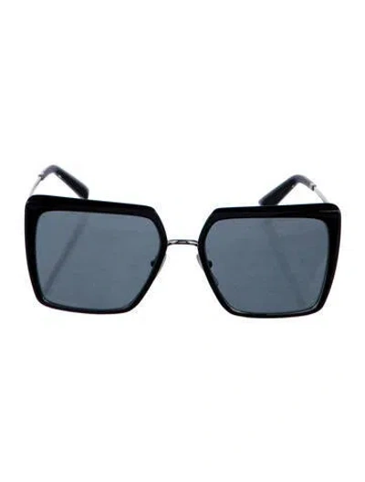 Pre-owned Prada Square Tinted Sunglasses In Black