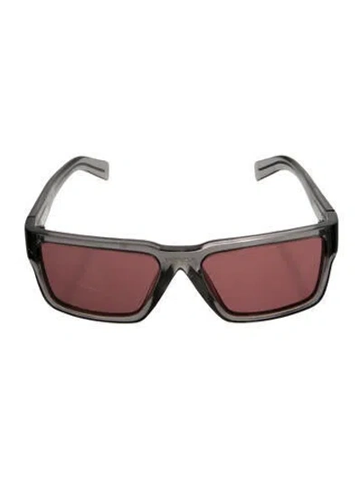 Pre-owned Prada Square Tinted Sunglasses In Black