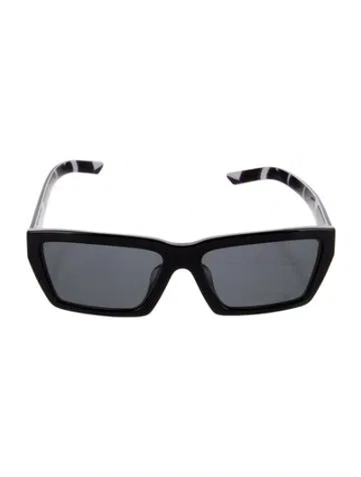 Pre-owned Prada Square Tinted Sunglasses In Black